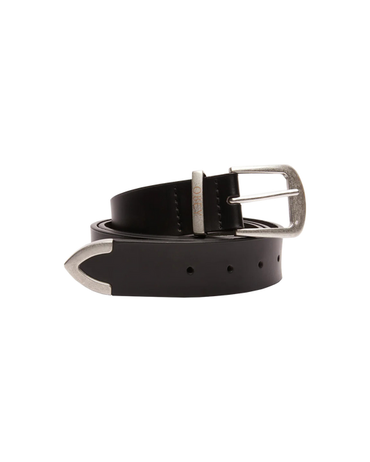 Obey 'Leather' Belt - Black