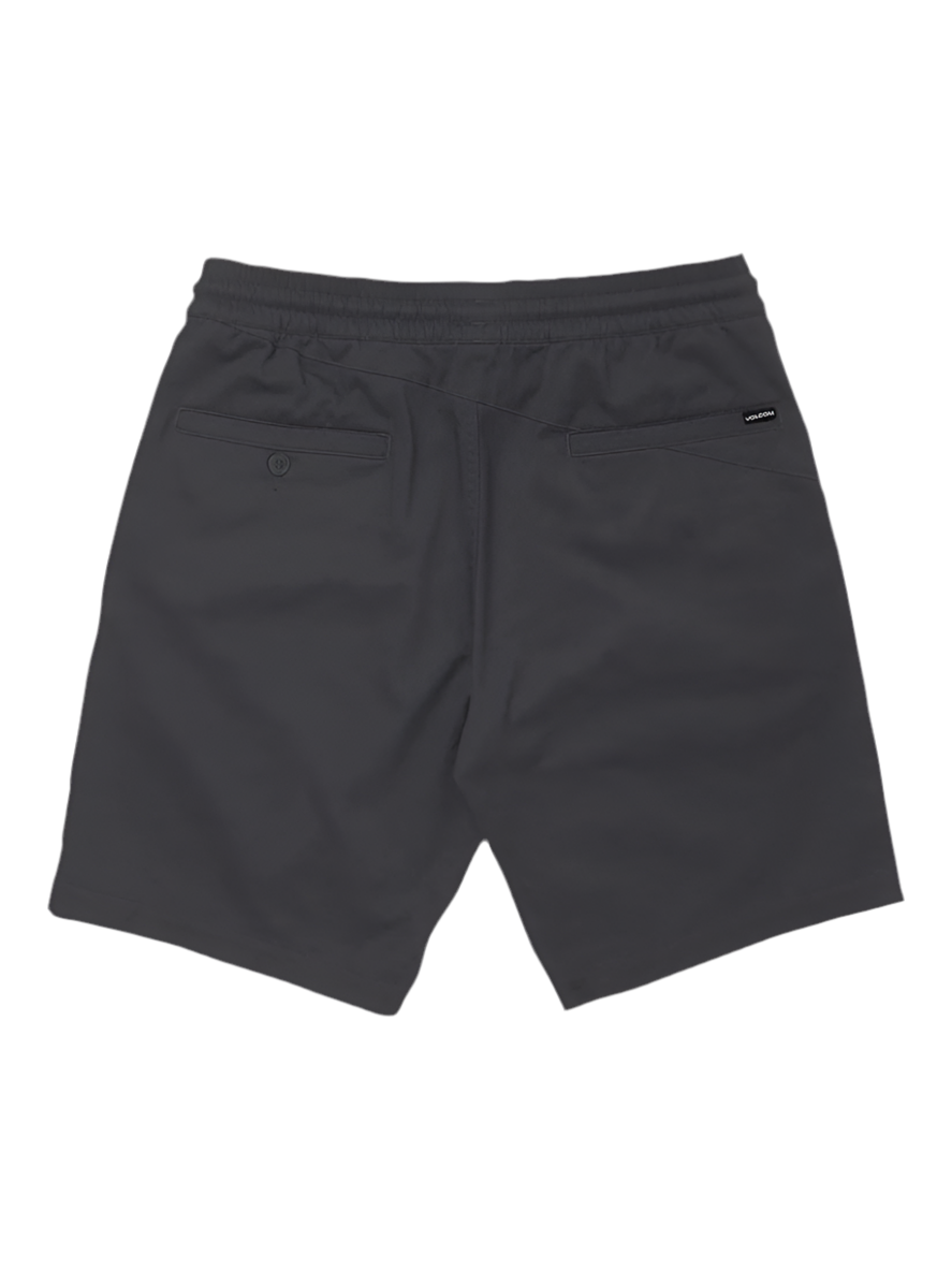 Volcom 'Frickin' Elastic Waist Shorts - Charcoal