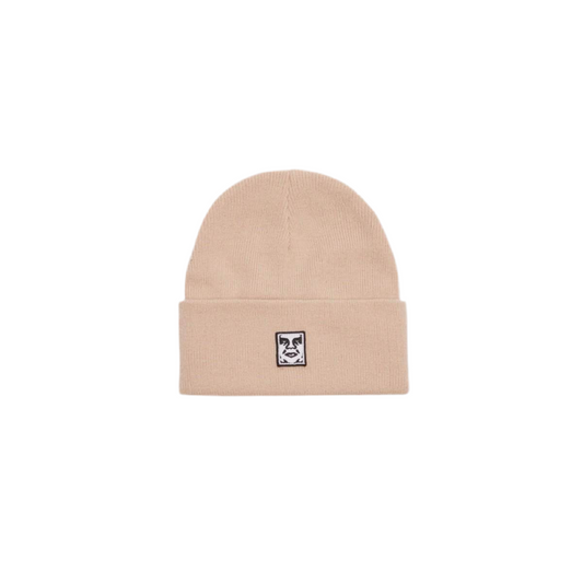 Obey 'Icon Patch' Cuff Beanie - Silver Gray