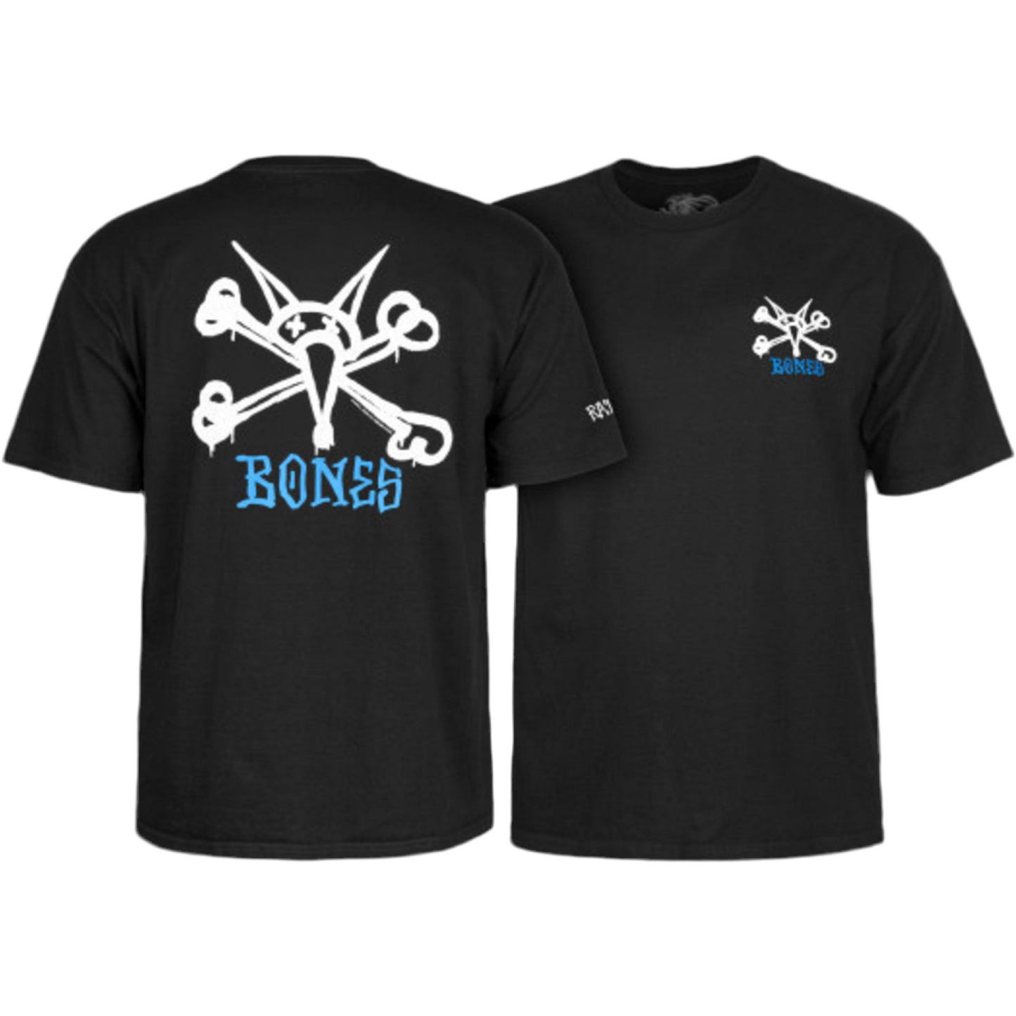 Powell Peralta 'Rat Bones' Tee - Black