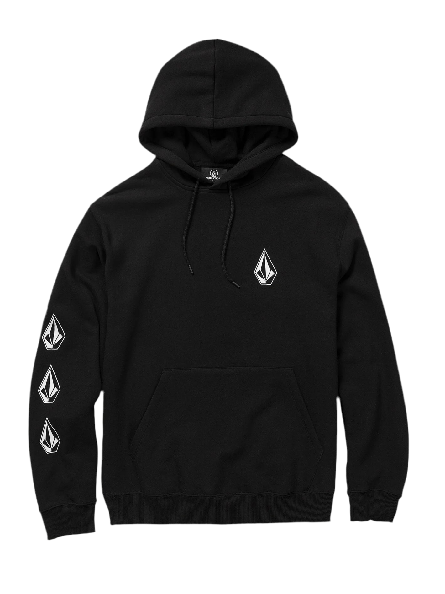 Volcom 'Iconic Stone' Hoodie - Black (KIDS)
