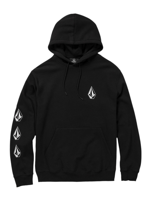 Volcom 'Iconic Stone' Hoodie - Black (KIDS)