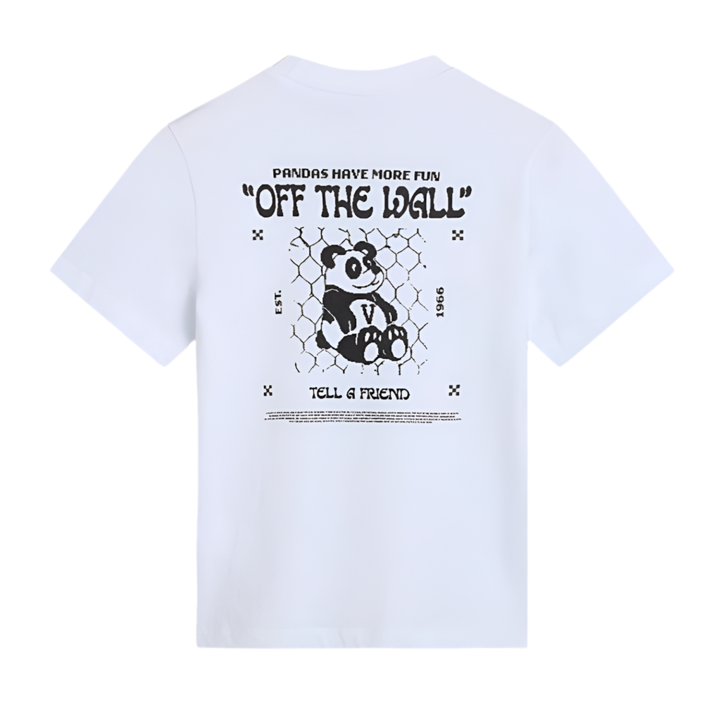 Vans 'Panda' Tee - White (KIDS)