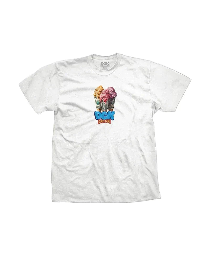 DGK 'Dough Cone' Heavyweight Tee - White