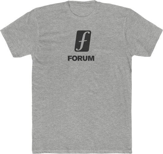 Forum 'Lockup' Tee - Heather Grey