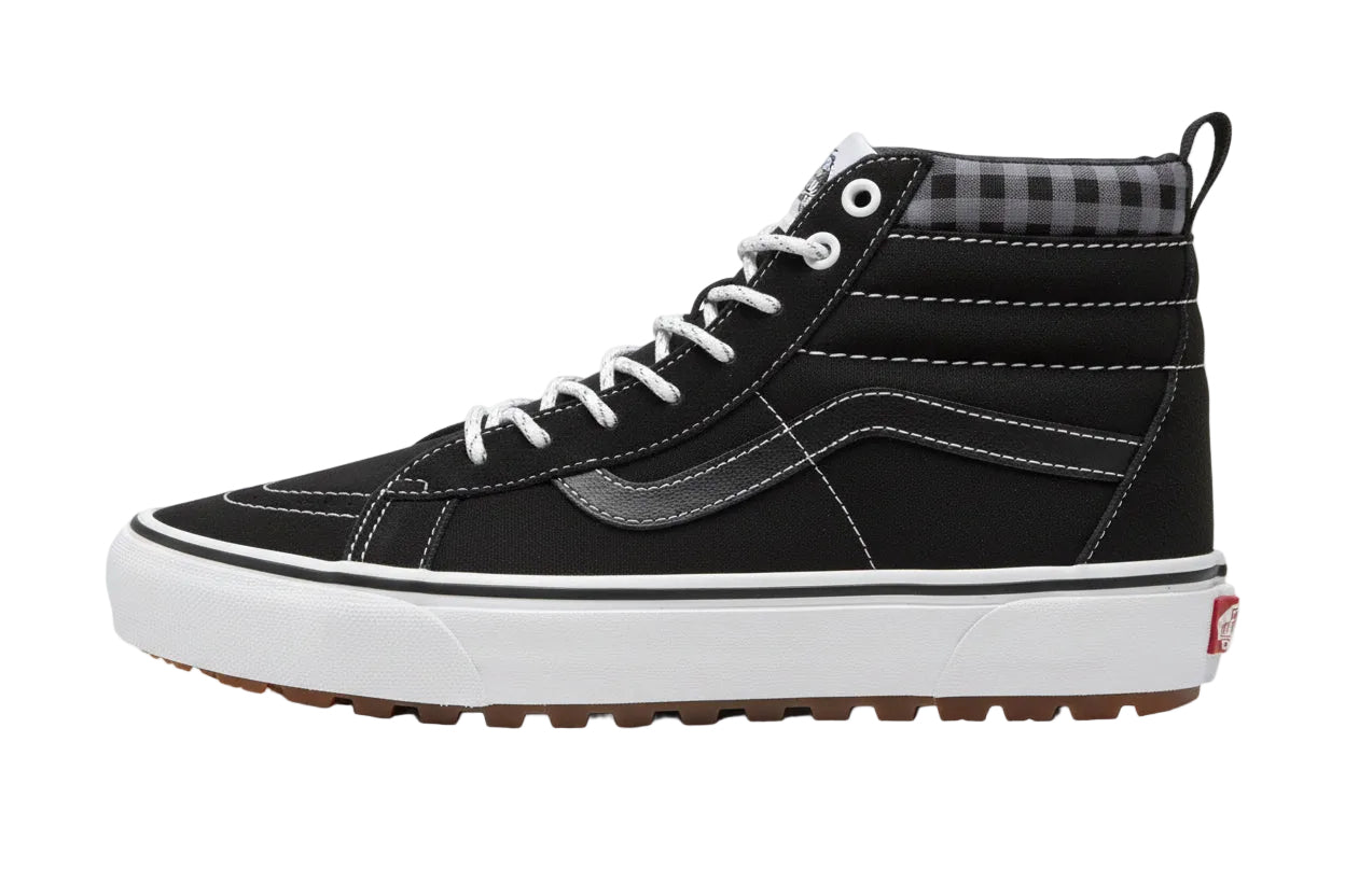 Vans 'SK8-HI MTE-1' Winter Boots - Plaid Grey/White (Women’s)