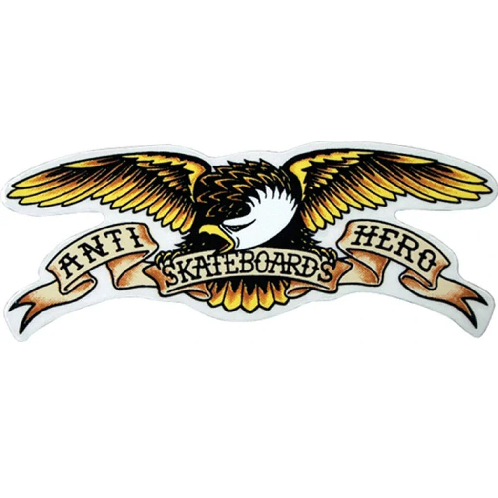 Anti Hero Skateboards 'Classic Eagle' Sticker - Yellow