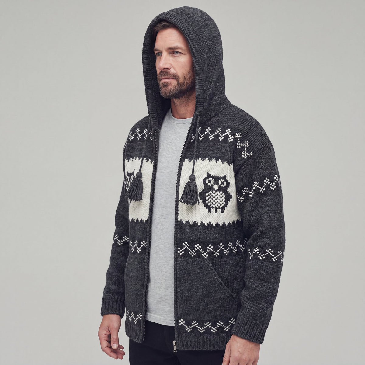 Nocturne Owl Wool Jacket