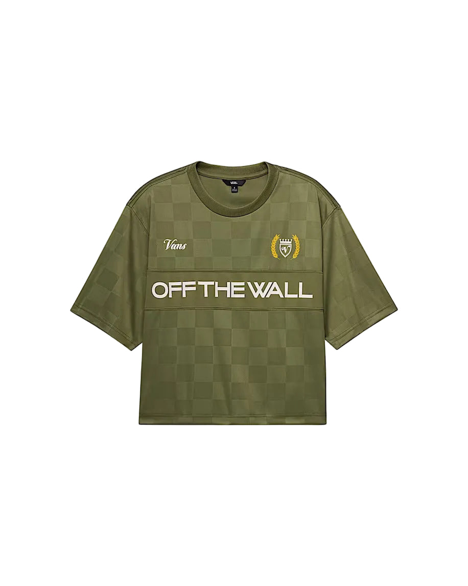Vans 'Stevies Sports Jersey' Tee - Military Green (Women’s)