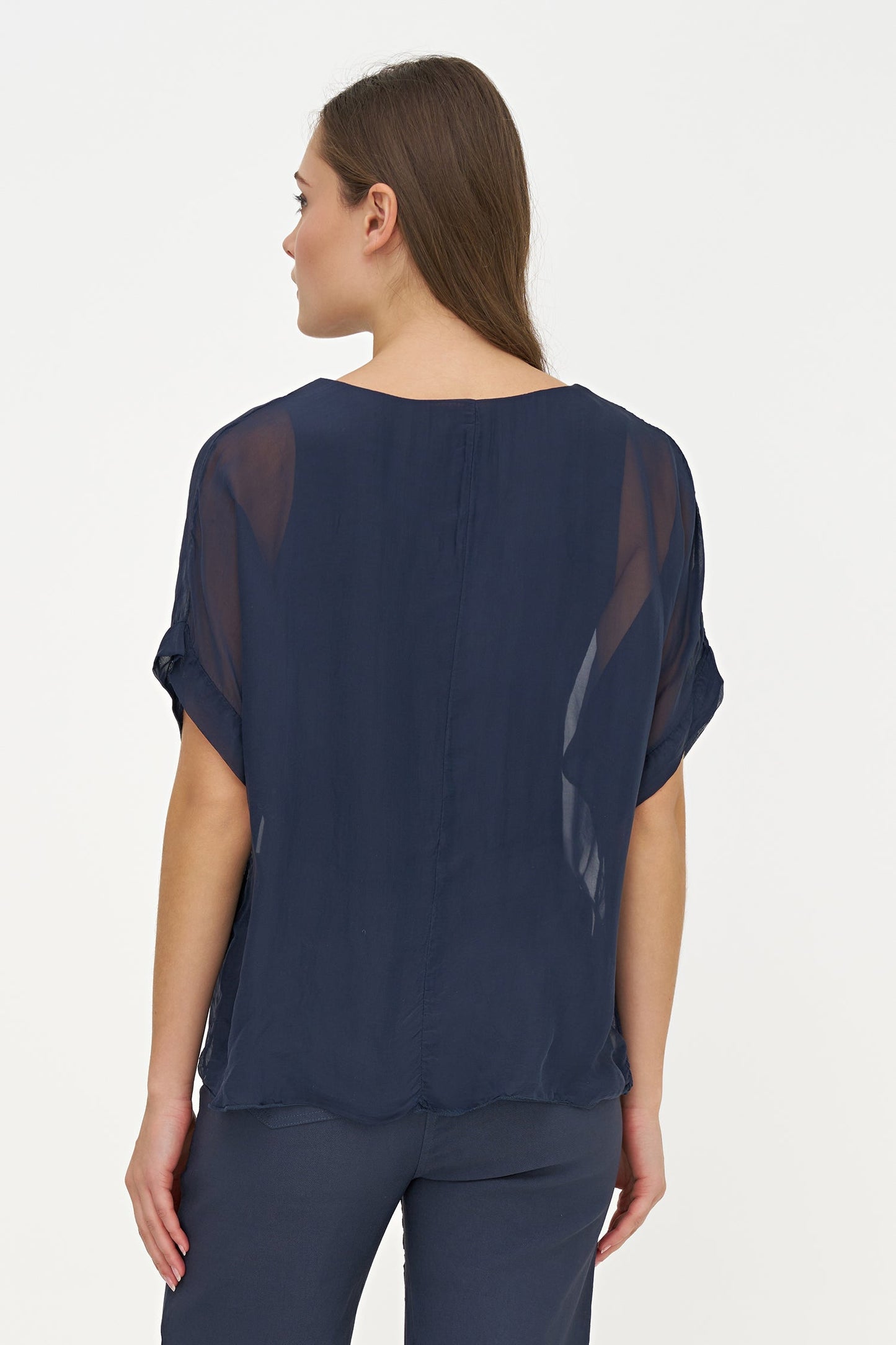 Haut tissé pour femme