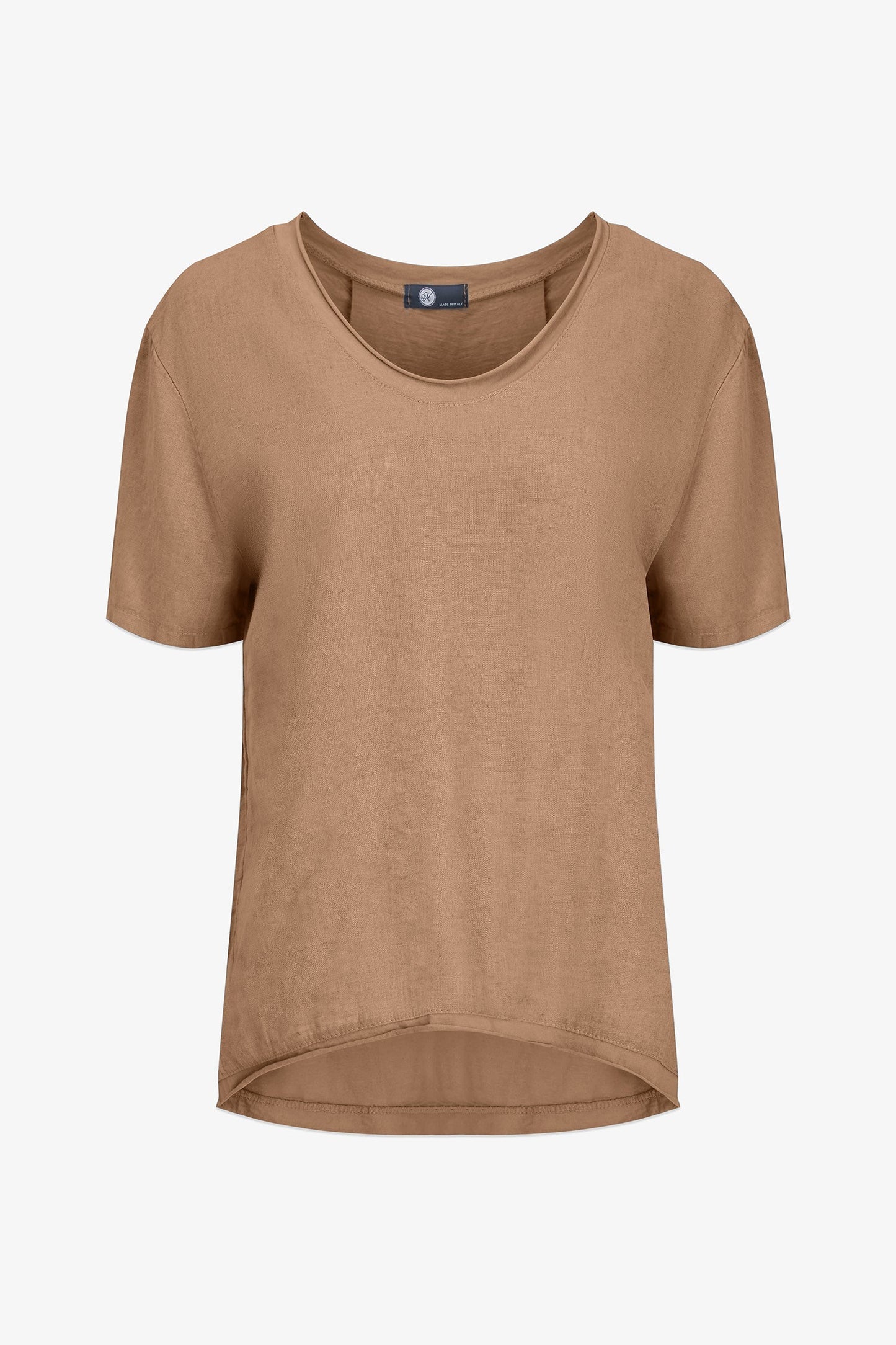 Women's Knit Woven Combo Top