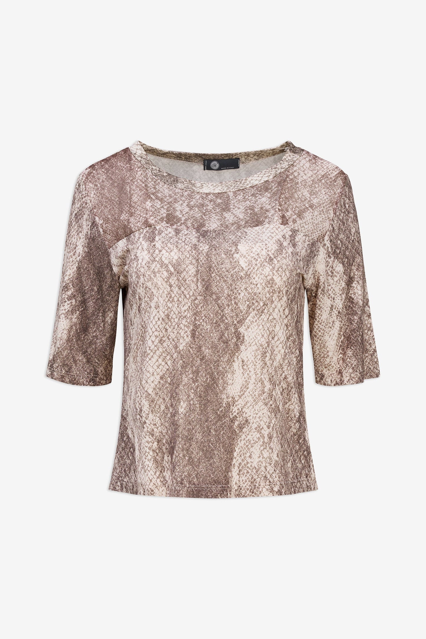 Haut combiné maille et tissu pour femme