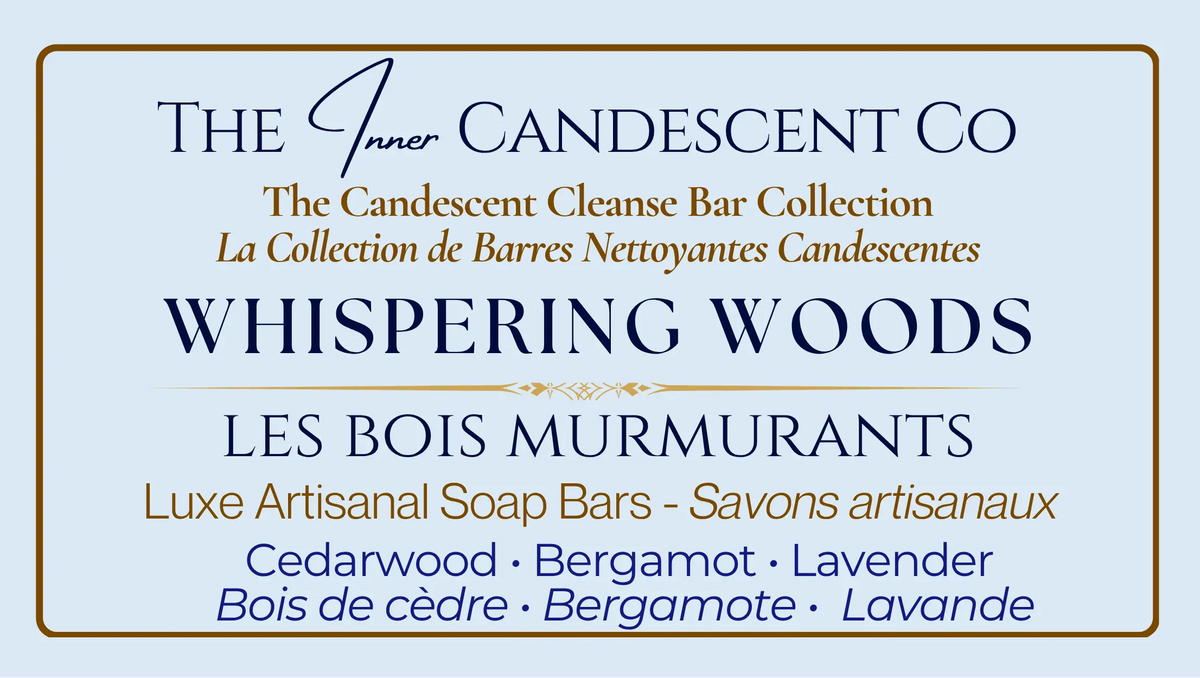 Savon artisanal Whispering Woods – Cèdre et lavande