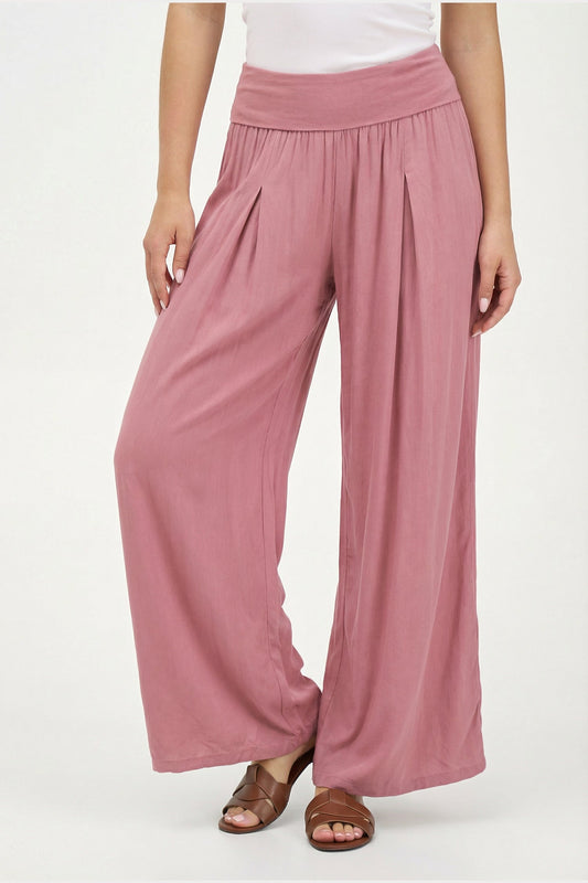 Pantalon combo maille/tissé pour femme