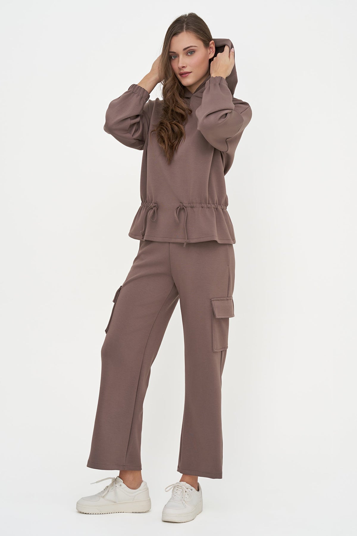 Women's Knit Pull-On Sweatpants with Side & Cargo Pockets