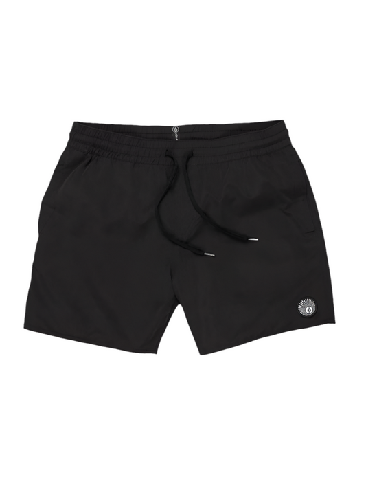 Volcom 'Lido Solid Trunk 16' Shorts - Black