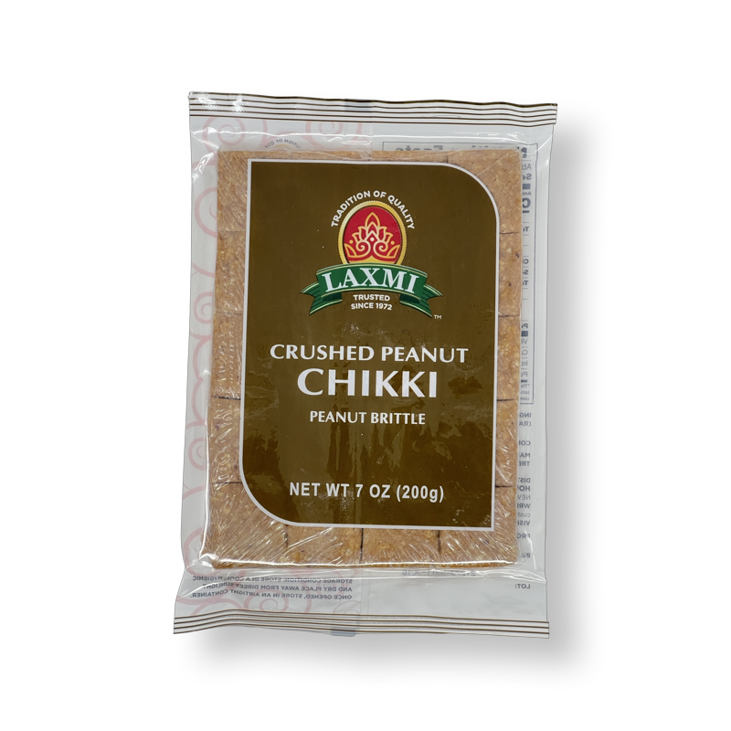 Laxmi Crushed Peanut Chikki (Peanut Brittle) 200g