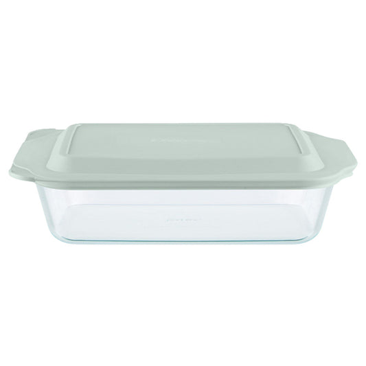 PYREX 1134582 Baking Dish 9x13 Deep with Sage Green Lid