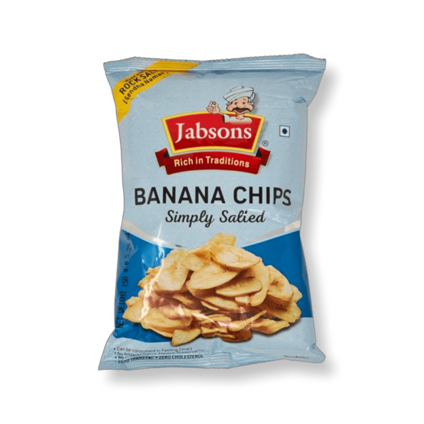 Jabsons Bananana Chips Simply Salted 150g