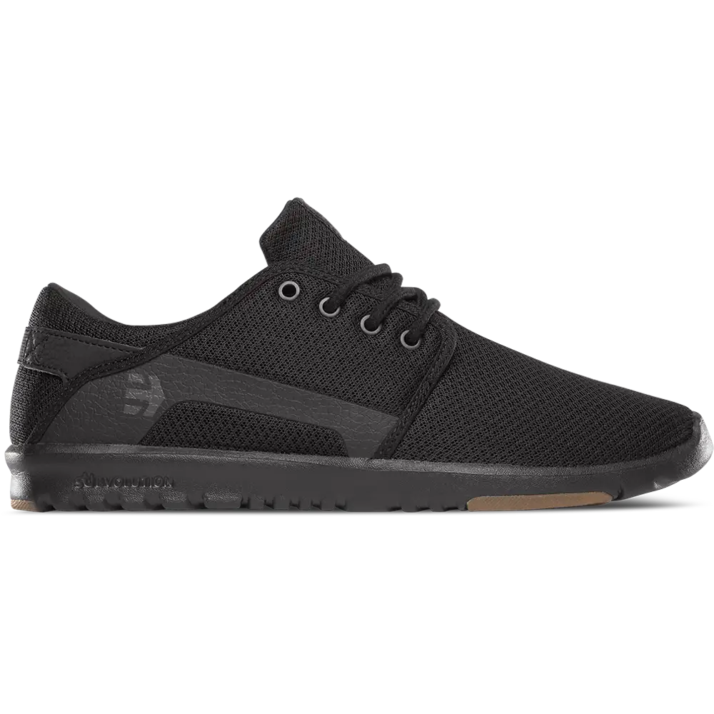 Etnies 'Scout' Shoes - Black/Black/Gum