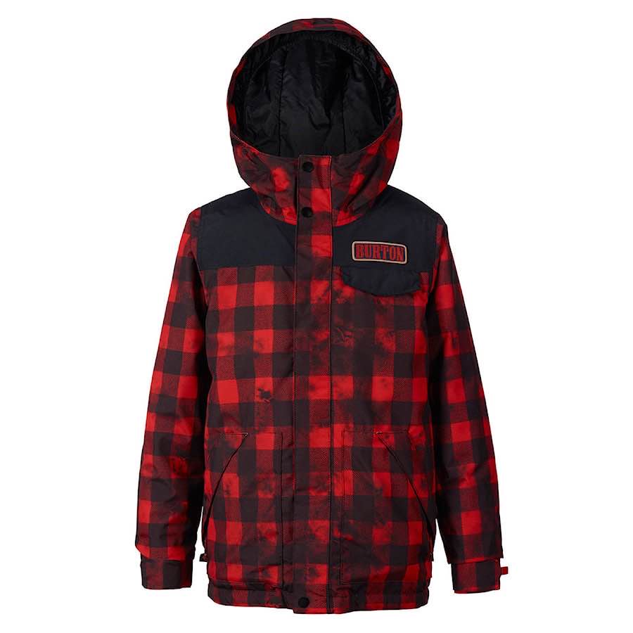 Burton 'Dugout Tie Dye Buffalo' Winter Jacket - Red/Black (KIDS)