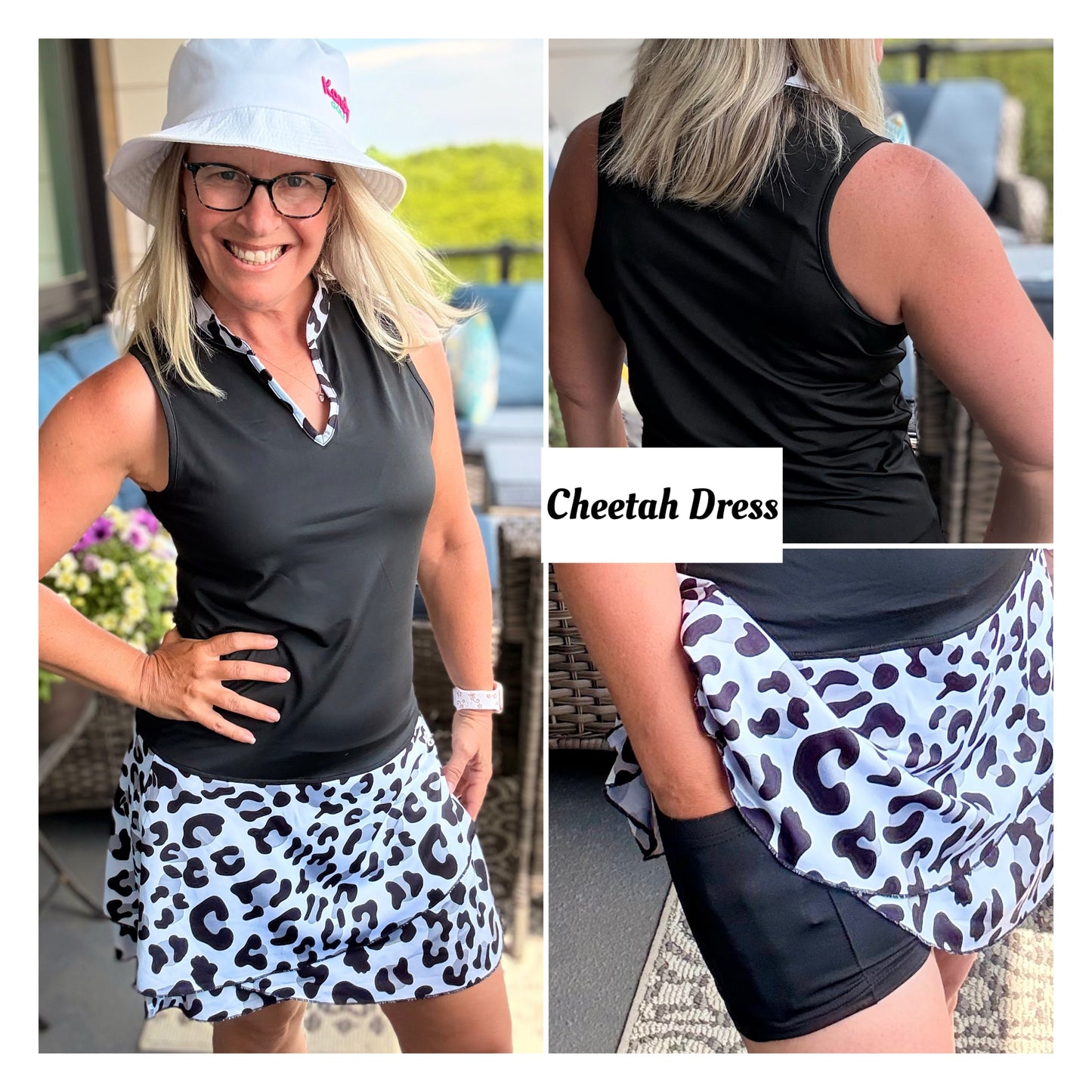 Robe de golf et de pickleball Cheetah Peek A Boo 2026
