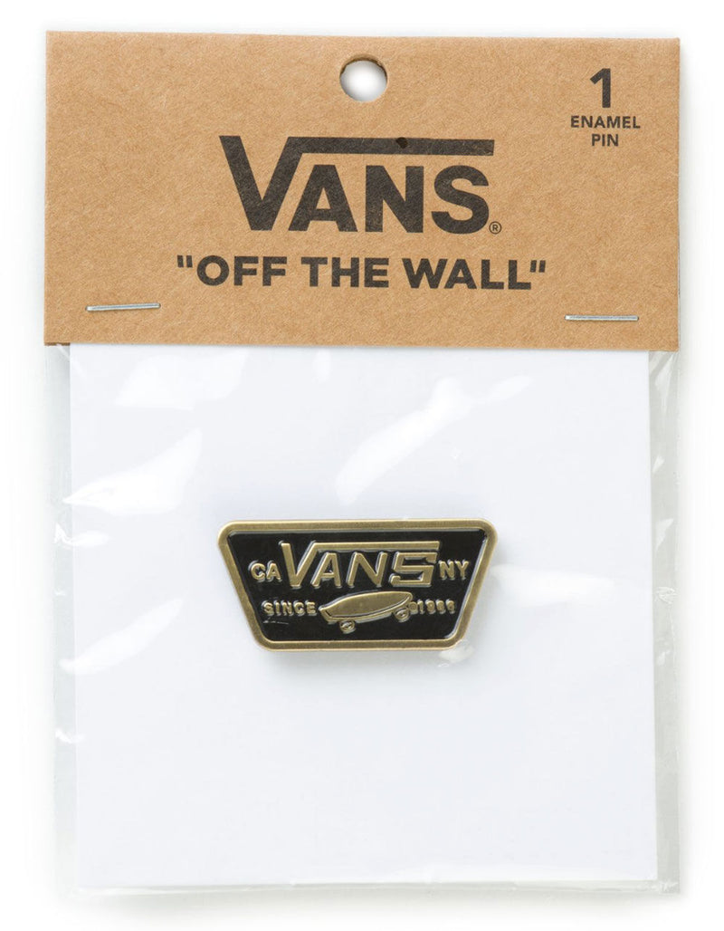 Vans 'OG Logo' Full Patch Pin - Antique Brass