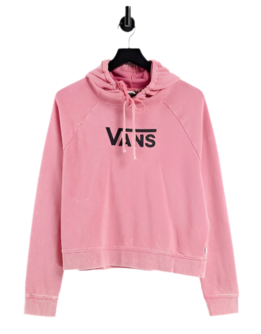 Vans 'Flying V' Boxy Fit Concrete Hoodie - Pink (Women's)