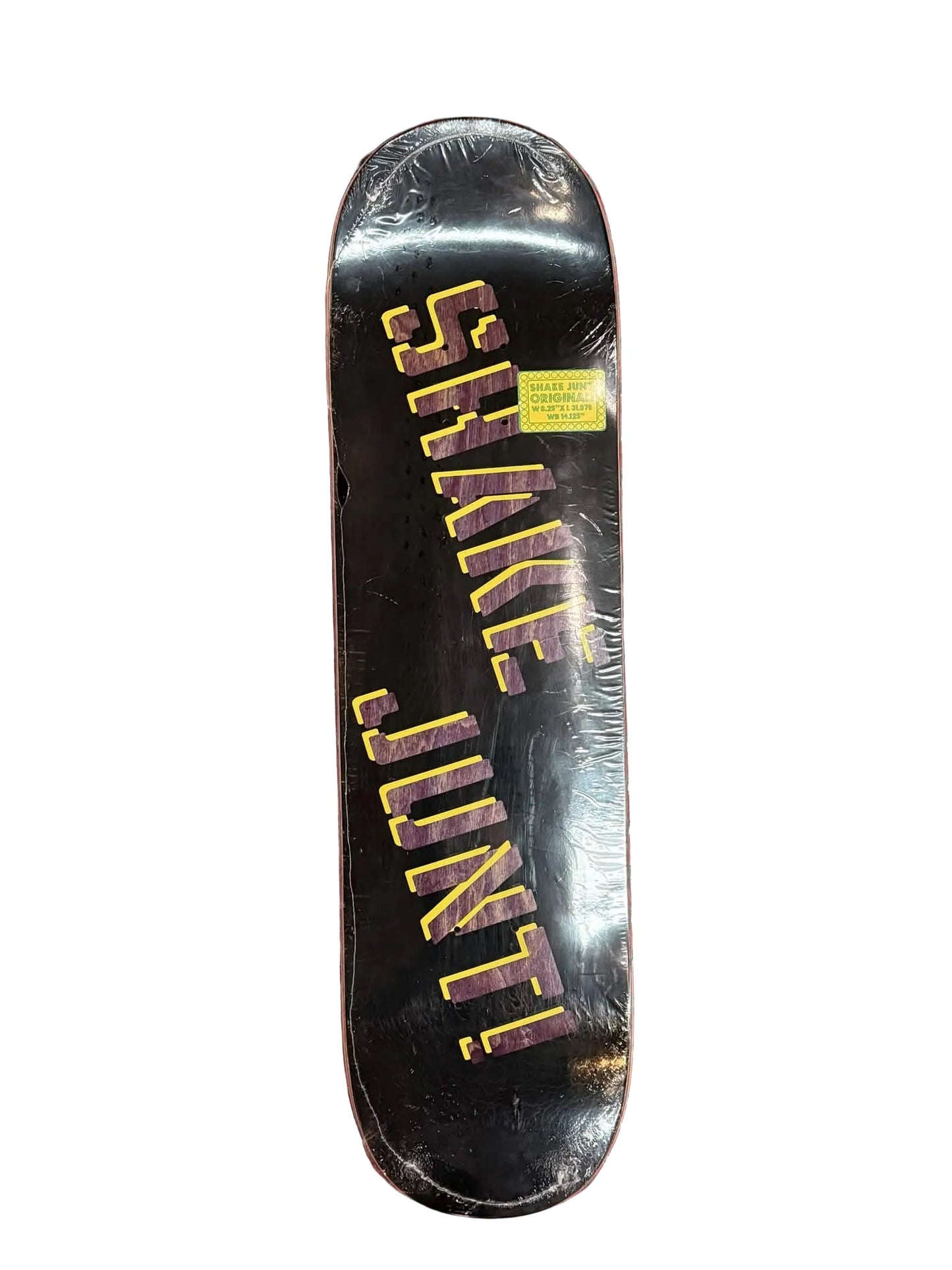 Shake Junt x Ryan Beagle Ewing 'OG Spray' Skateboard Deck - Purple/Yellow