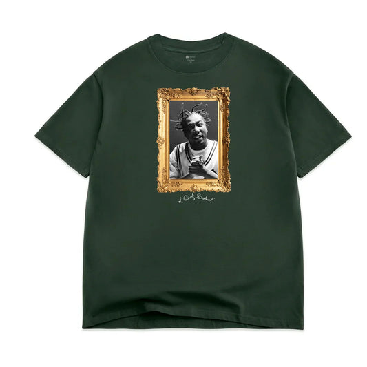 Color Bars 'Portrait' Tee - Forest Green