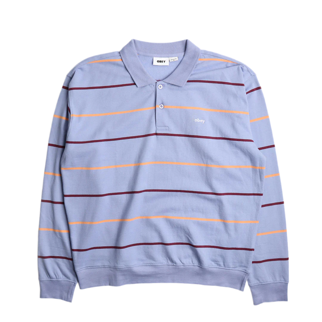 Obey 'Complete Polo' Sweatshirt - Digital Violet
