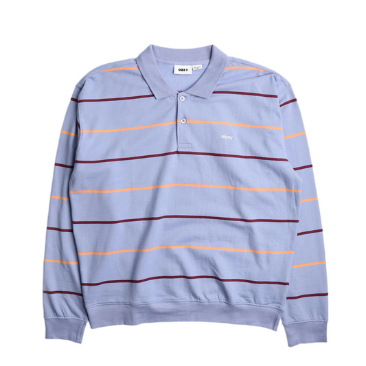 Obey 'Complete Polo' Sweatshirt - Digital Violet