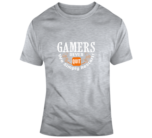 Gamer Never Quit T Shirt