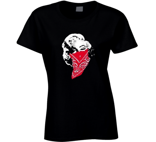 Marilyn Masked Ladies T Shirt