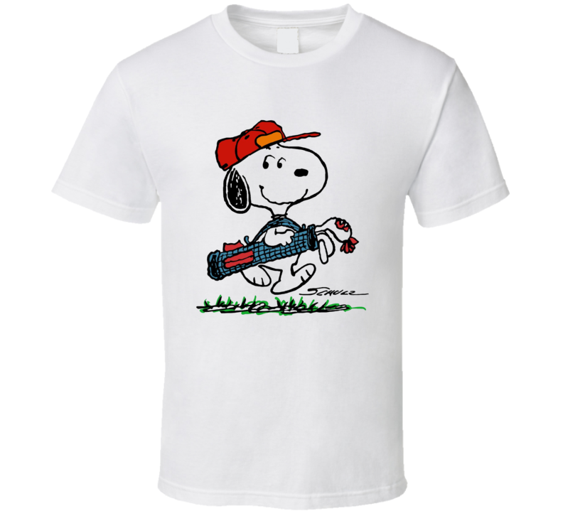 Snoopy Golfing T Shirt