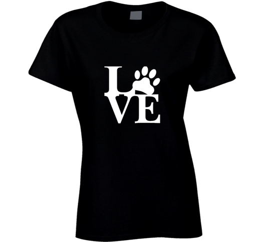 Love Pets Ladies T Shirt