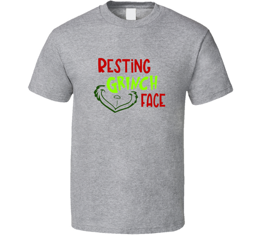 Resting Grinch Face T Shirt