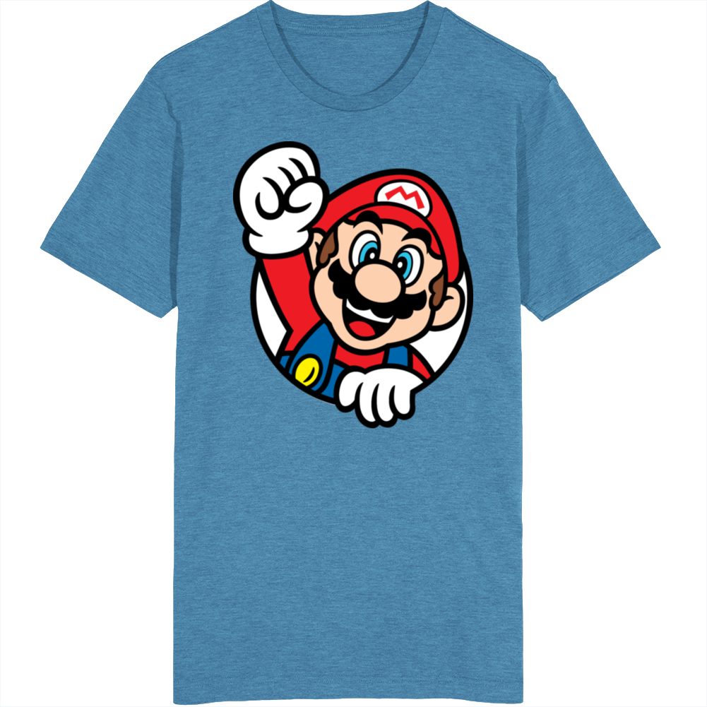 Vintage Mario Circle T Shirt
