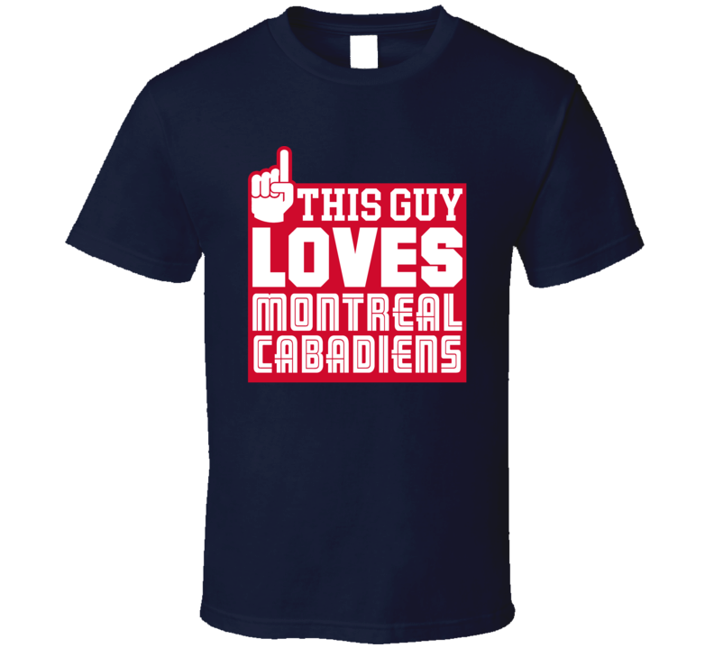 This Guy Loves Montreal Canadiens T Shirt