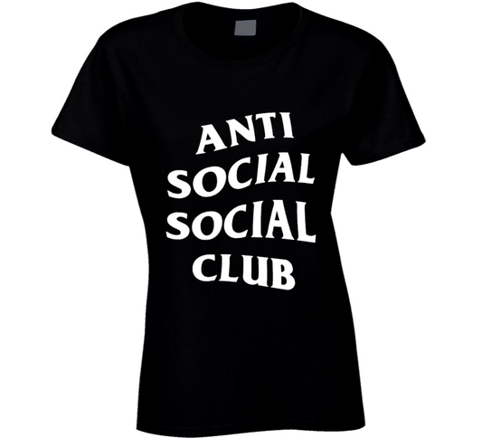 New Anti Social Social Club Ladies T Shirt