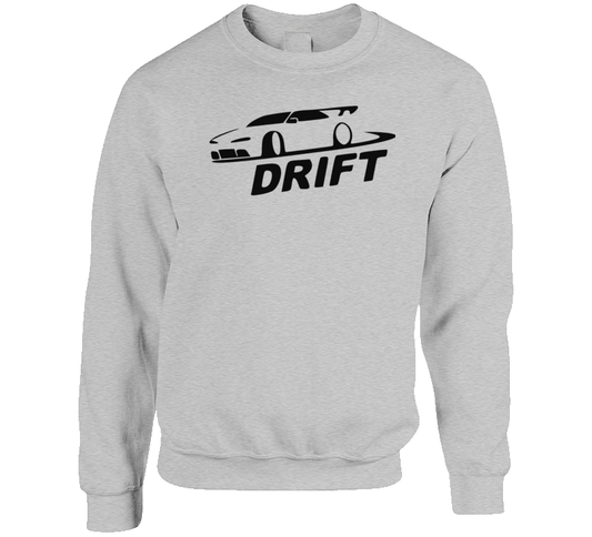 Drift Art Design Crewneck Sweatshirt