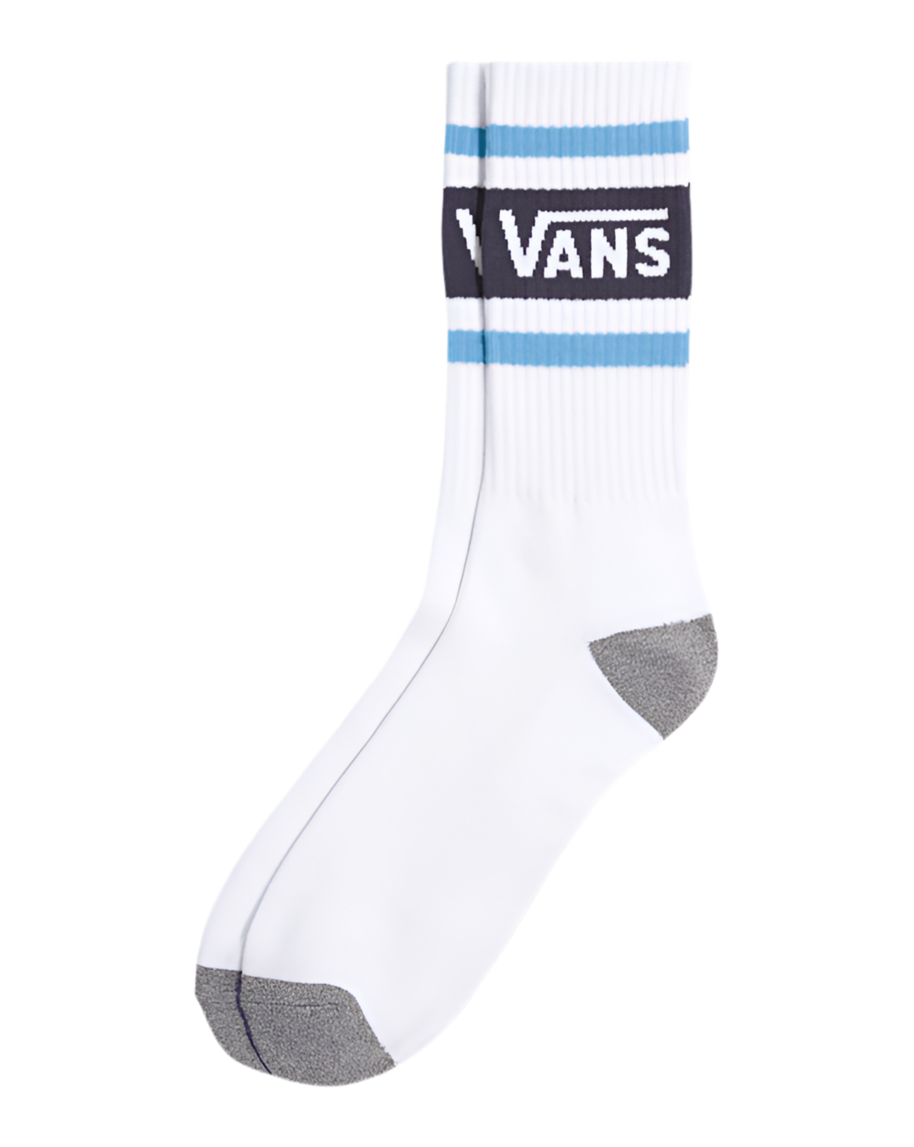 Vans 'Drop V Crew' Socks - White/Parisian Night