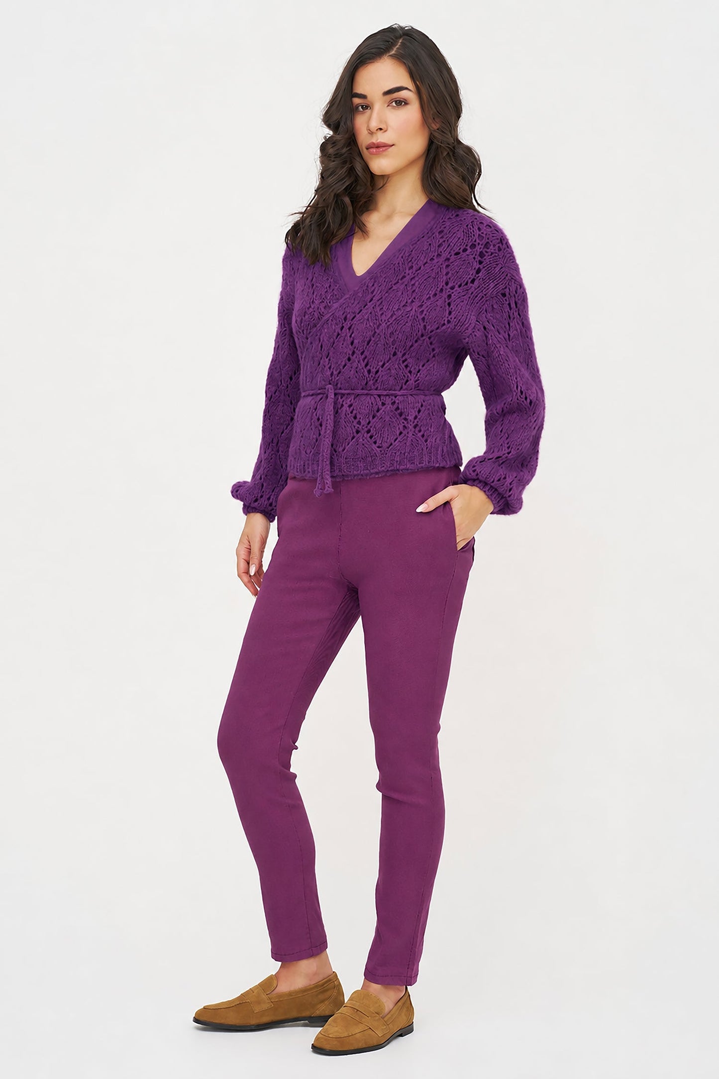 Cardigan en maille pour femme