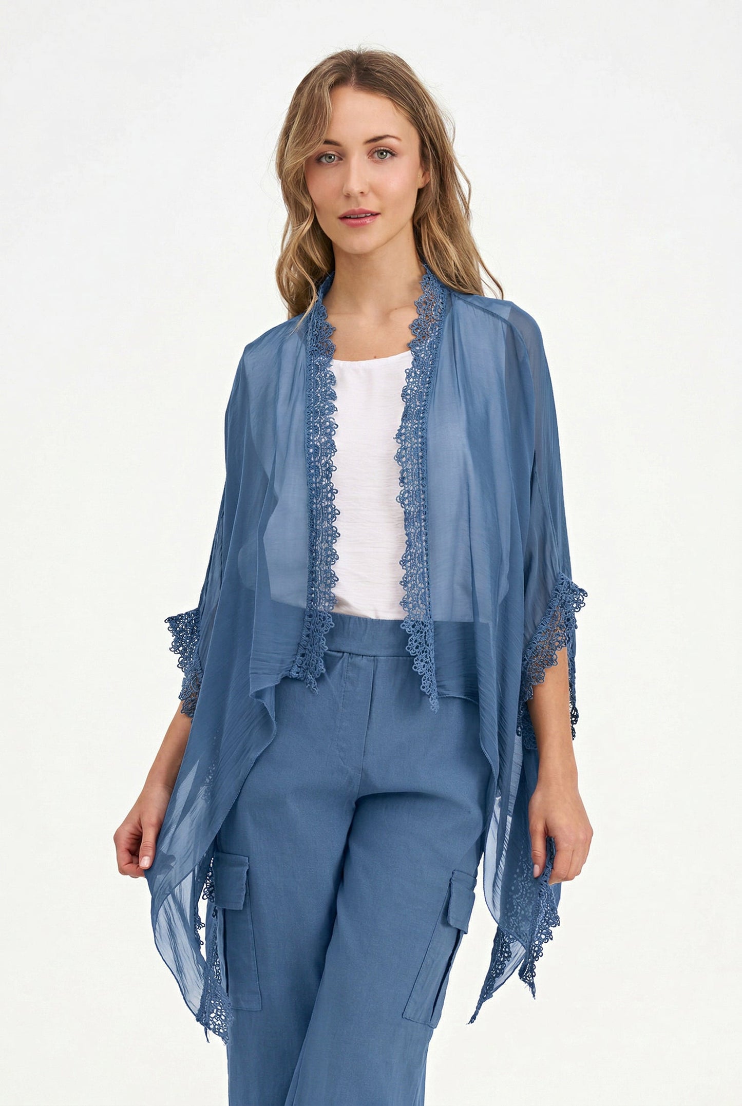 Women's Woven Cardigan