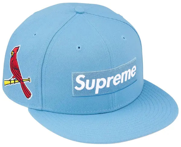 Supreme x New Era x MLB 'ST.Louis Cardinals' Cap - Light Blue