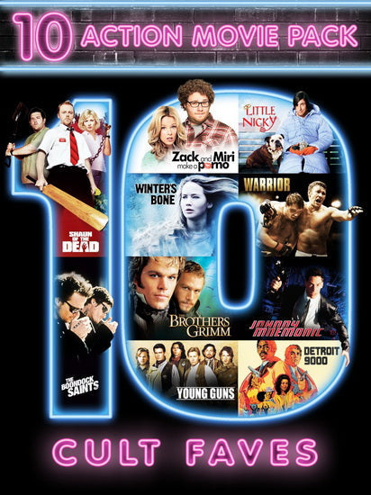10 Action Movie Pack: Cult Faves - DVD (Used)