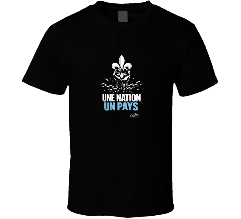 Une Nation Un Pays T Shirt