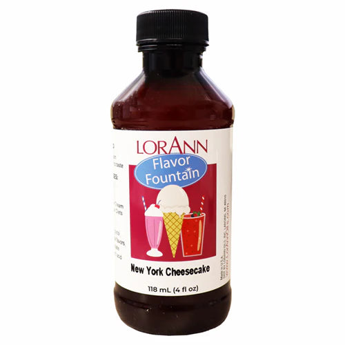 New York Cheesecake Flavor - 4 oz. - 32 oz. - Ice Cream and Beverage Flavors - LorAnn Oils - Canadian Distribution - Ships Free Within Canada on Orders Above CAD $199