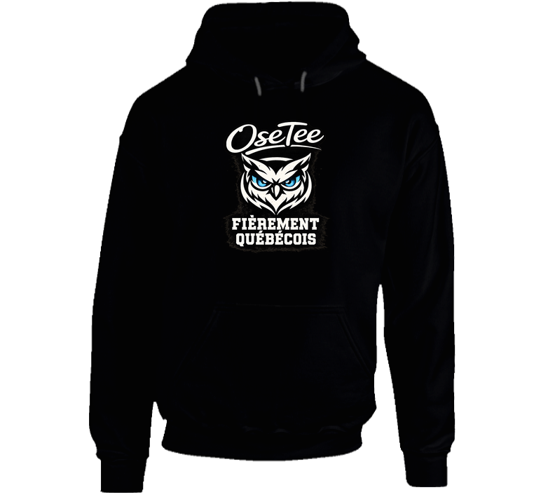 hoodie fierement Quebecois Hoodie