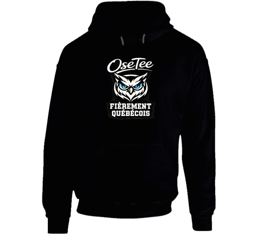 hoodie fierement Quebecois Hoodie